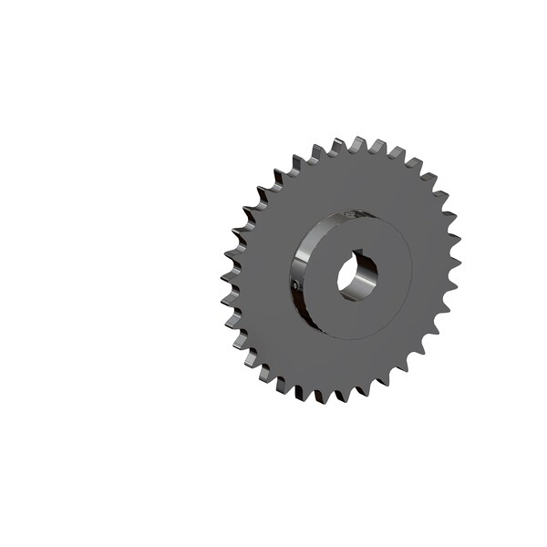 Senqcia Maxco H60B34F 1-1/2 Inch Bore Keyway & 2 Set Screws Fb Hardened Tooth H60B34F1-1/2